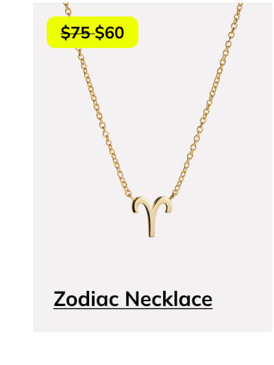 Zodiac Necklace Zodiac Necklace