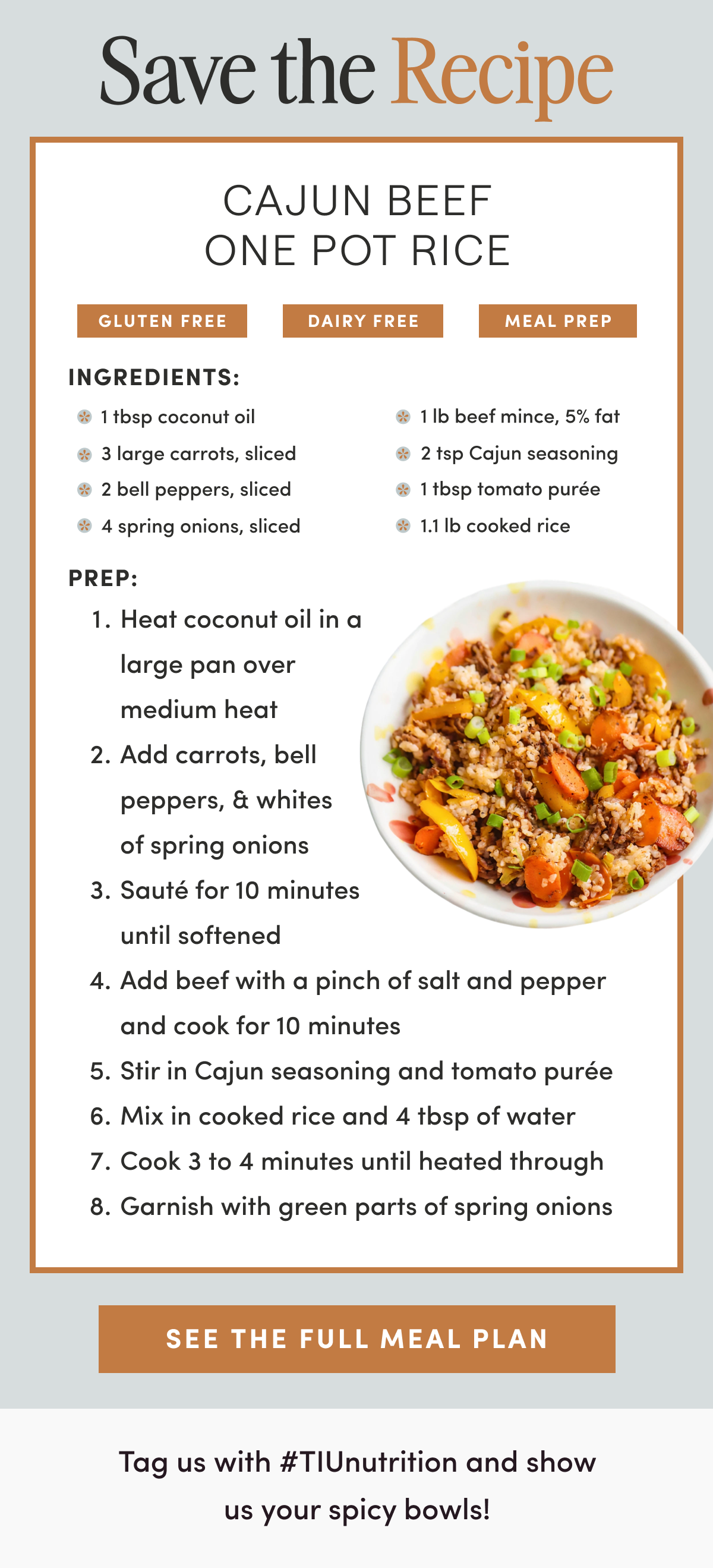 Cajun Beef One Pot Rice