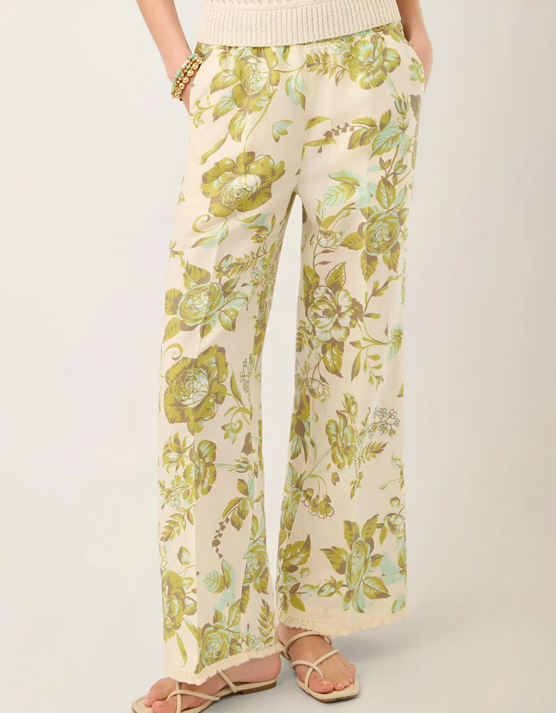 Image of Resort Fringe Palazzo Pant Seawall