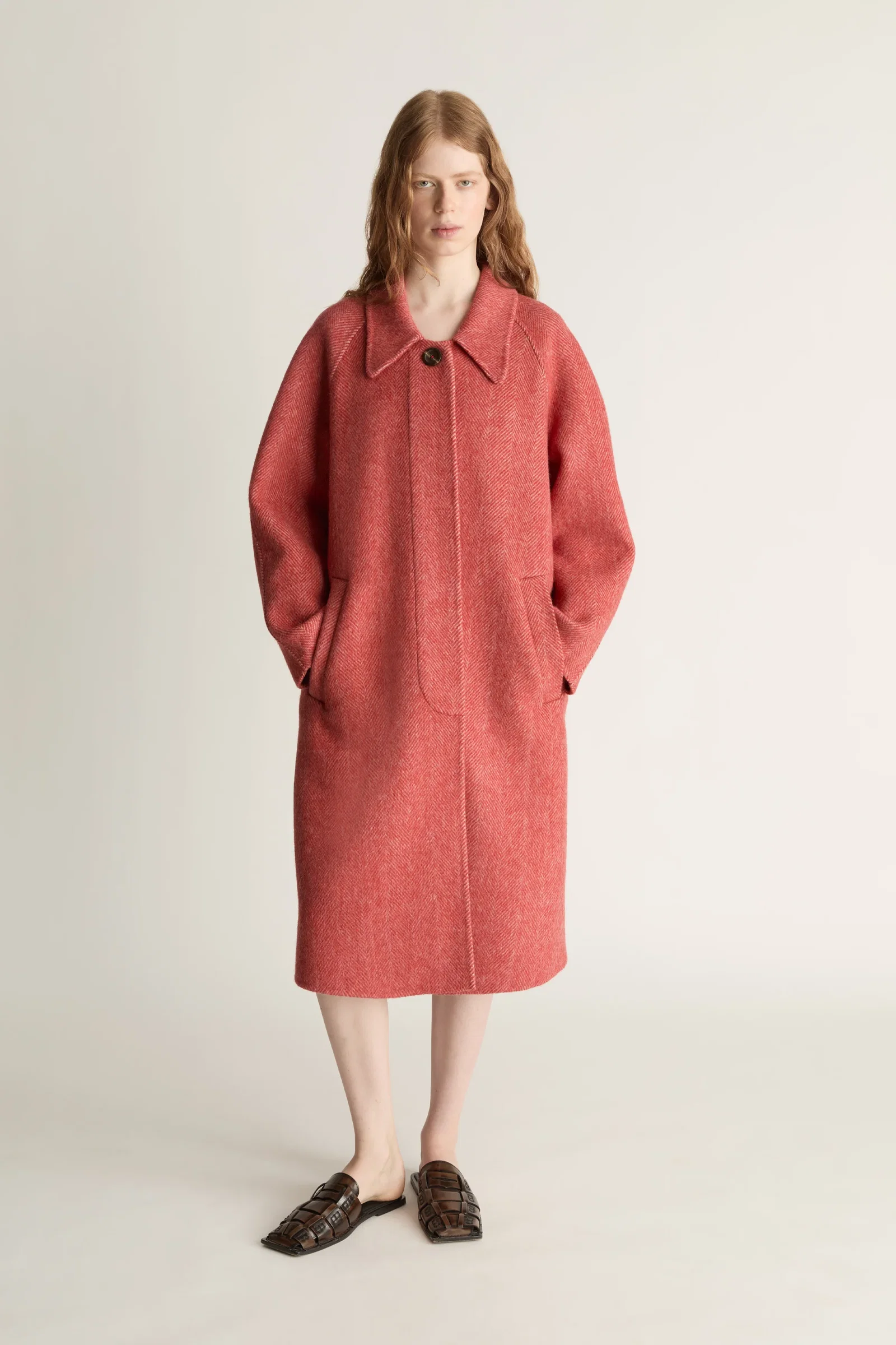 Image of Fraser Herringbone Coat