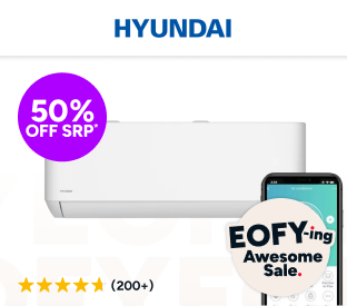 Hyundai 2.6kW Inverter Smart Split System Air Conditioner (Reverse Cycle) Product Image