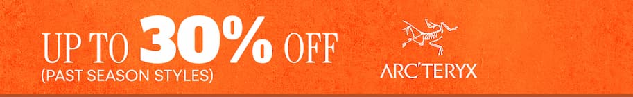 Up To 30% Off Arc'teryx