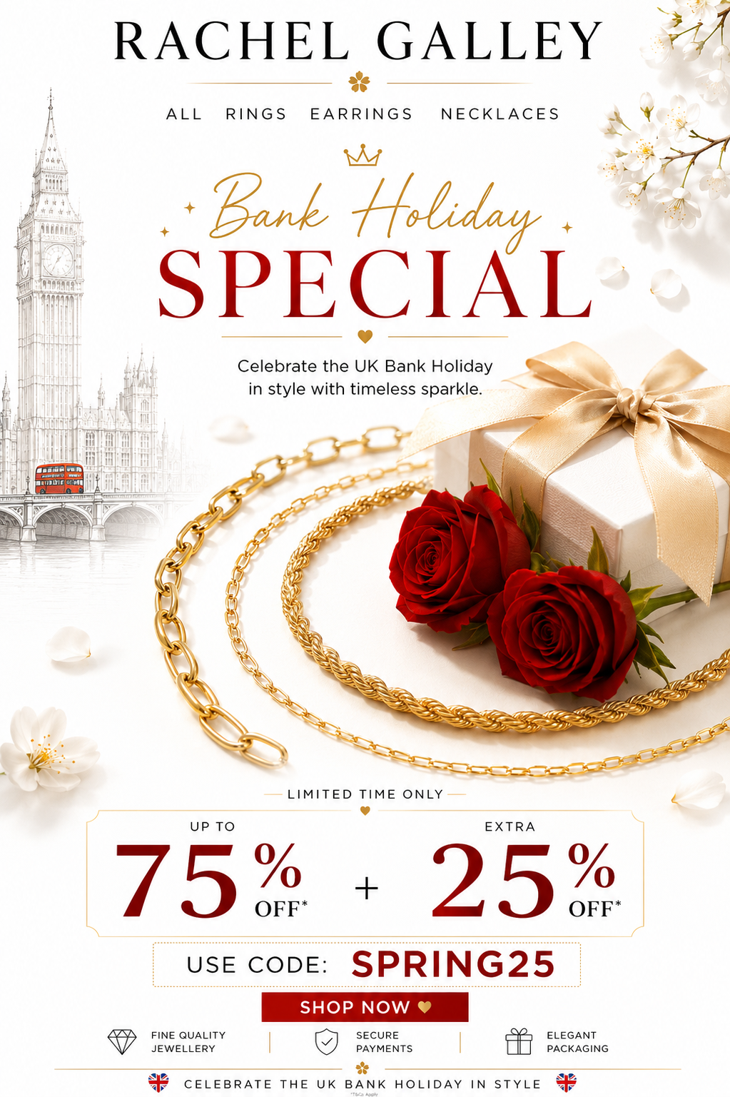 Gold Jewellery 75% off