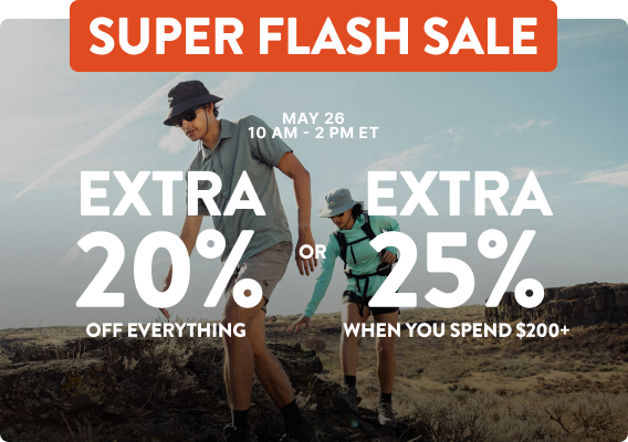 Tomorrow: Extra 20-25% off everything from 10AM to 2PM ET.