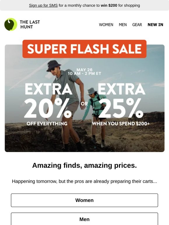 EXTRA 20-25% off