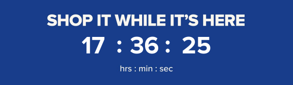 Shop it while it's here!