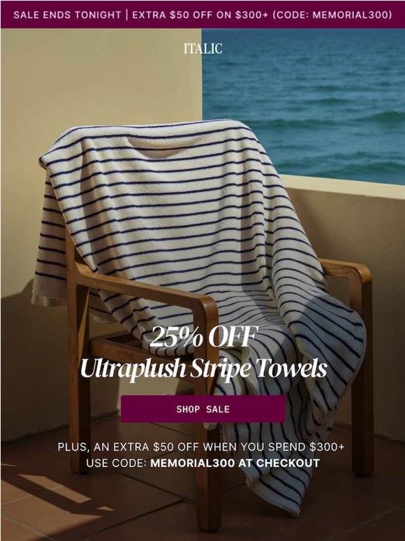 Today Only: Extra $50 off $300+