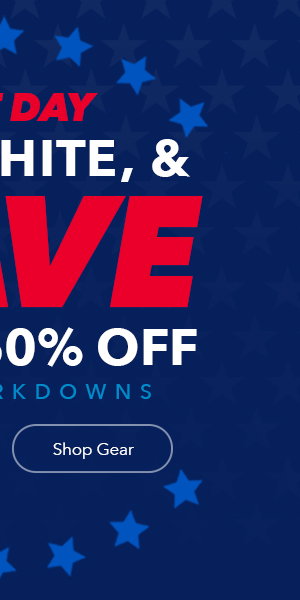 Last Day | Red, White and Save | Up to 50% Off New Markdowns | Shop Gear