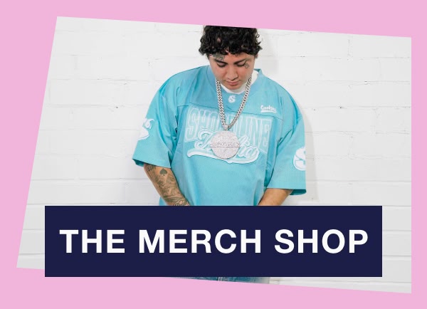 Check out the Merch Shop, with tees and jerseys from the Cookies x Shoreline Mafia collab