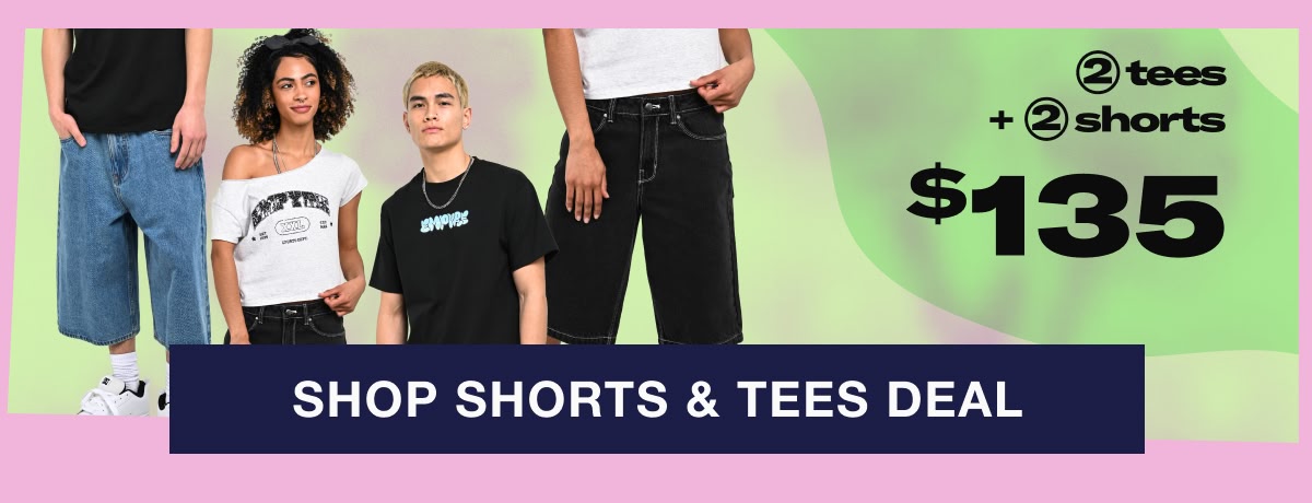 Get two tees and two shorts for $135 | Shop now