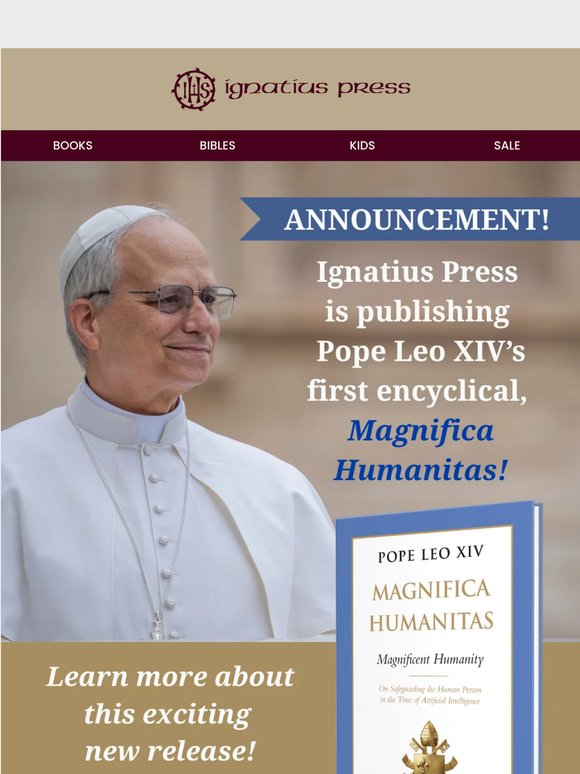 NEW: Pope Leo's First Encyclical