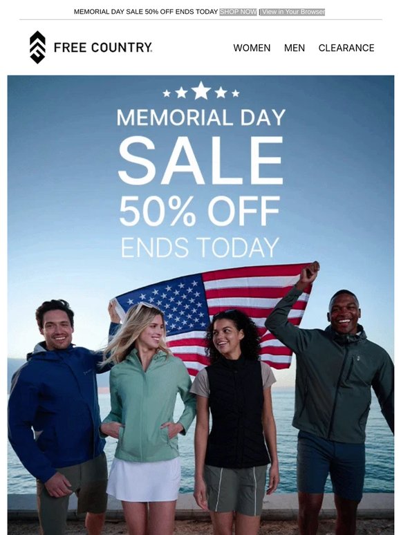 🚨Ends Today! 50% OFF Memorial Day Sale