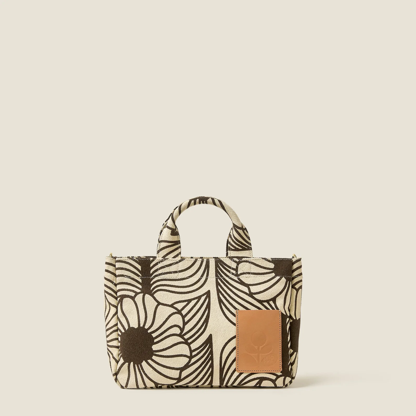 Image of Odette Cotton Canvas Crossbody - Moonflower Desert