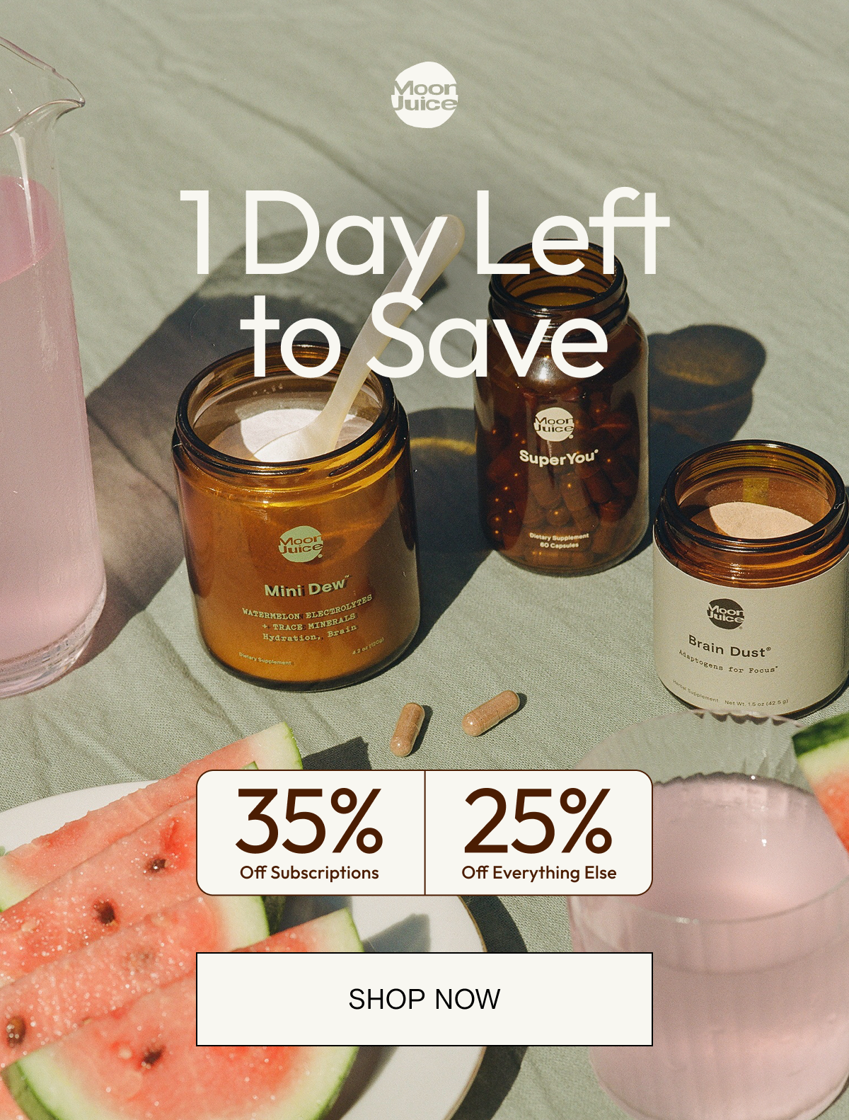 One day left. Memorial Day Sale 35% off new subscriptions  25% off everything, shop now.