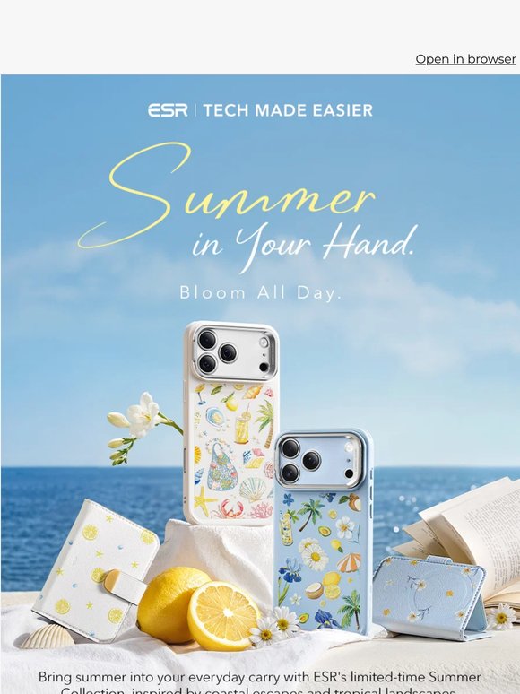 Summer on the Go: Limited Edition Coastal & Tropical Styles