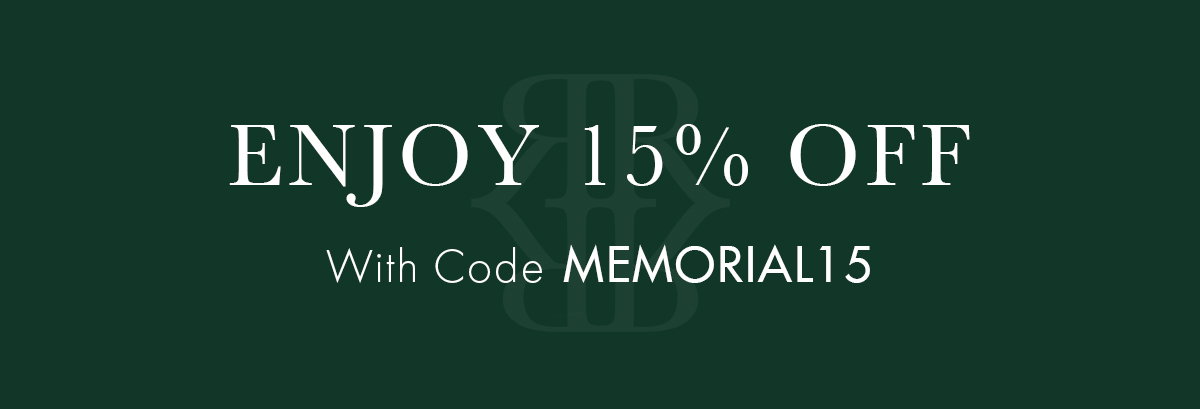 ENJOY 15% OFF