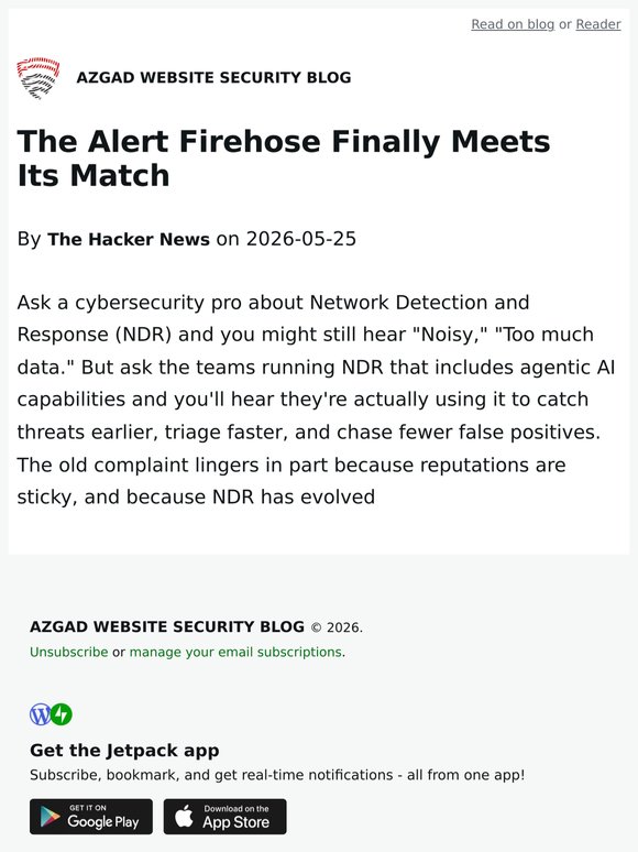 The Alert Firehose Finally Meets Its Match