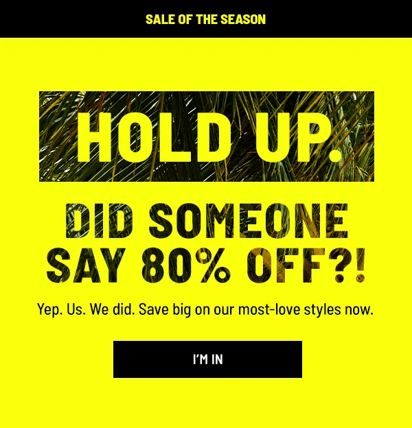 Sale Of The Season