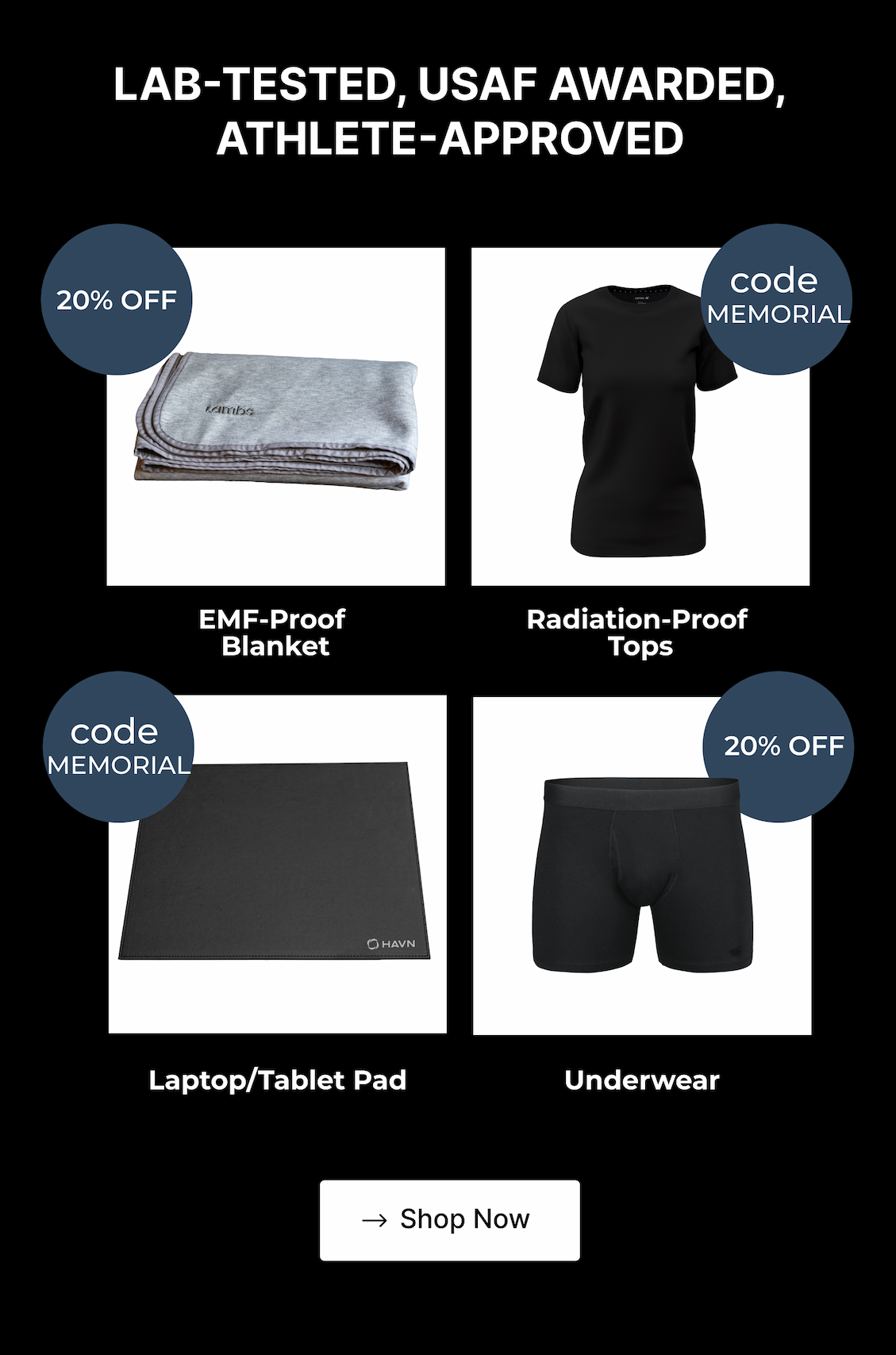 Lab-tested, USAF Awarded, athlete-approved