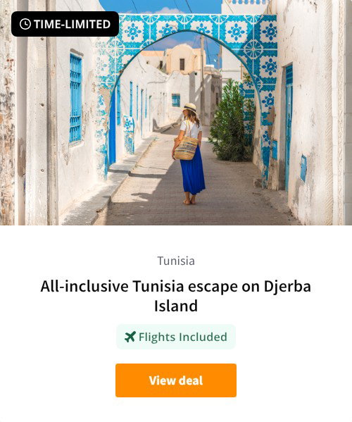 All-inclusive Tunisia escape on Djerba Island