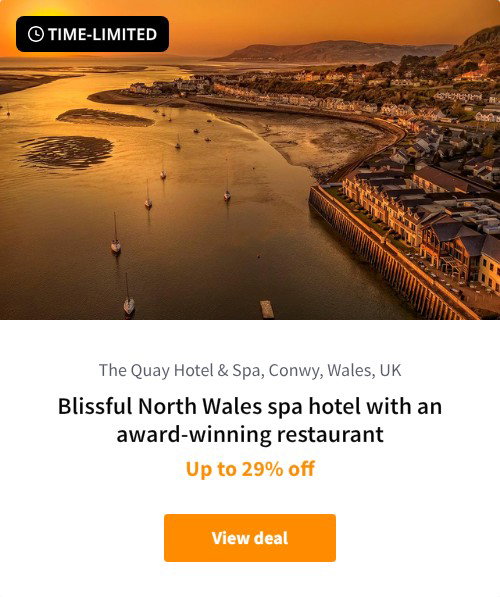 Blissful North Wales spa hotel with an award-winning restaurant