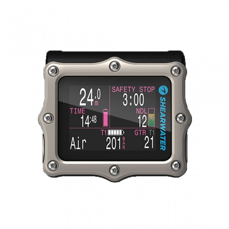Shearwater Perdix 2 Ti - Tauchcomputer silber