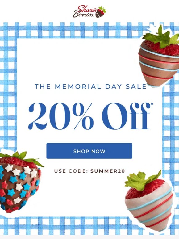 Honoring the Day with 20% Off 🫡