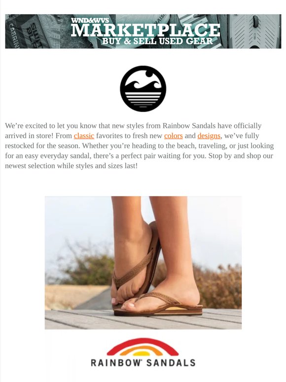 Rainbow Sandals Are Back In Stock!