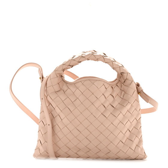 BOTTEGA VENETA Calfskin Intrecciato Mini Hop Lotus