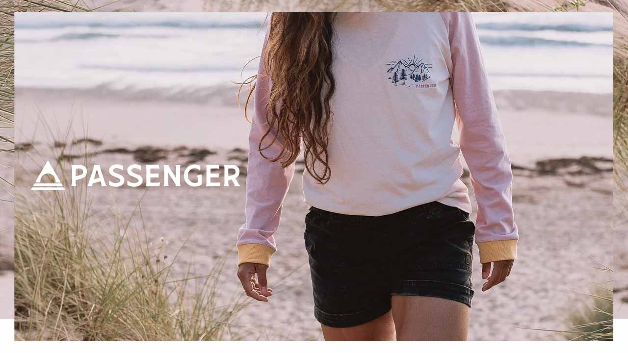 Image of woman wearing Passenger clothing 