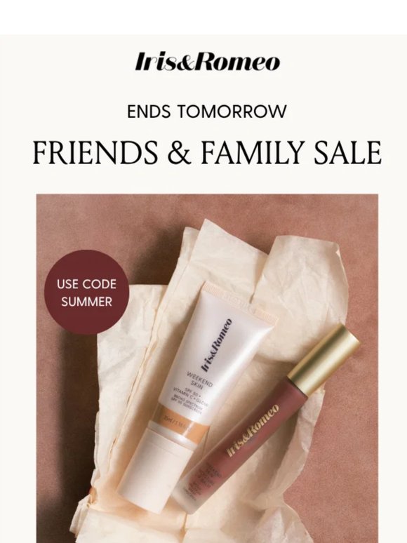 ENDS TOMORROW: 20% Off Orders $75+