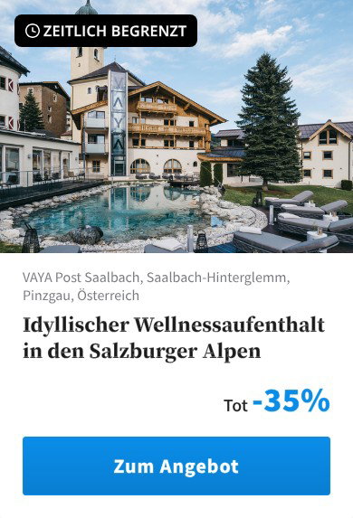 Idyllischer Wellnessaufenthalt in den Salzburger Alpen
