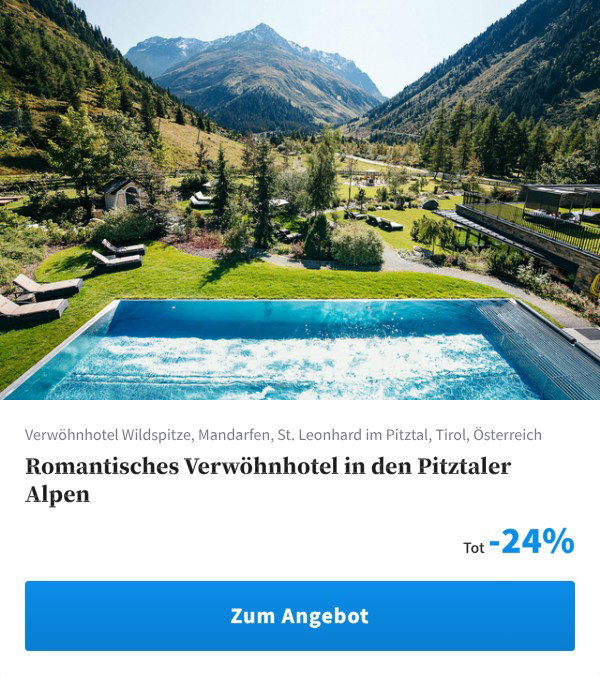 Romantisches Verwöhnhotel in den Pitztaler Alpen