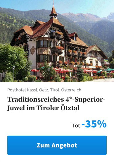 Traditionsreiches 4*-Superior-Juwel im Tiroler Ötztal