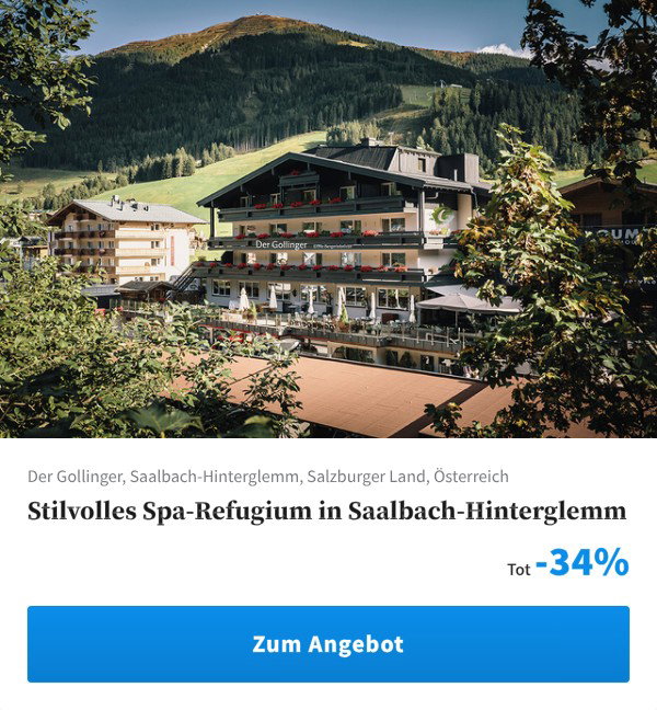 Stilvolles Spa-Refugium in Saalbach-Hinterglemm