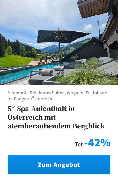 5*-Spa-Aufenthalt in Österreich mit atemberaubendem Bergblick
