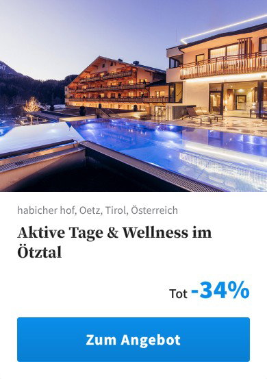Aktive Tage &amp; Wellness im Ötztal