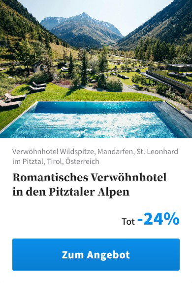 Romantisches Verwöhnhotel in den Pitztaler Alpen