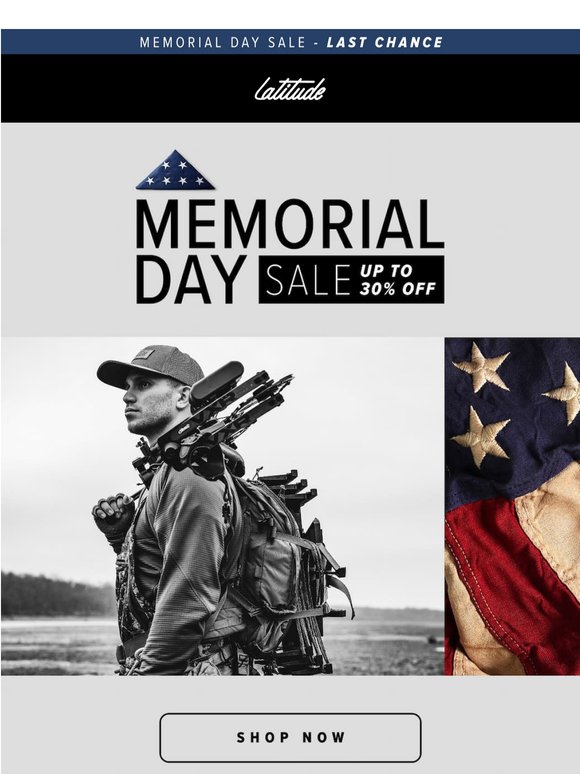 Last Chance | Memorial Day Sale