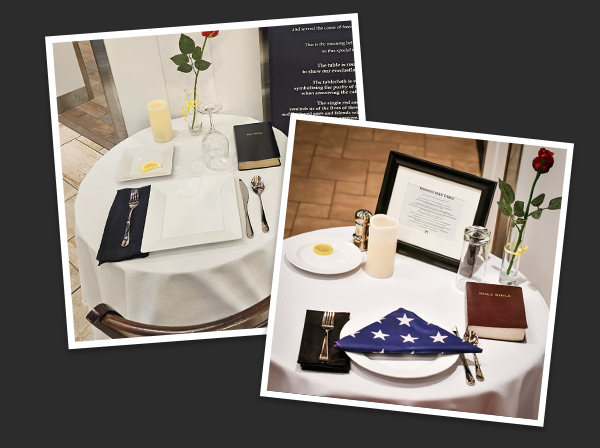 The POW/MIA Missing Man Table