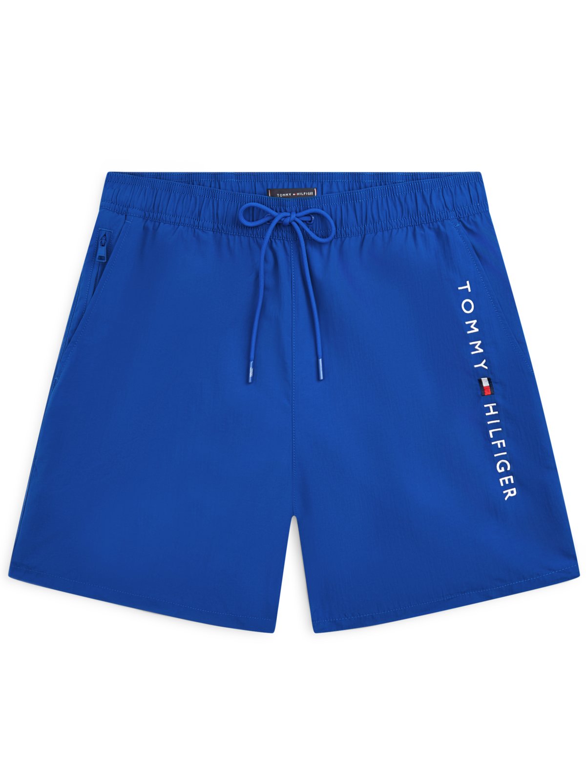 Badehose mit gesticktem Label-Schriftzug, Regular Fit