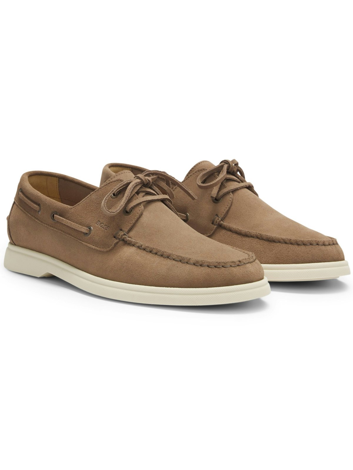 Bootsschuh Sienne aus Veloursleder mit Gummisohle