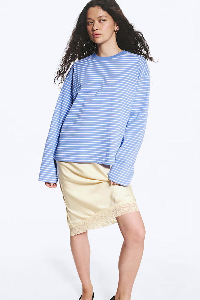 LONG-SLEEVED COTTON T-SHIRT