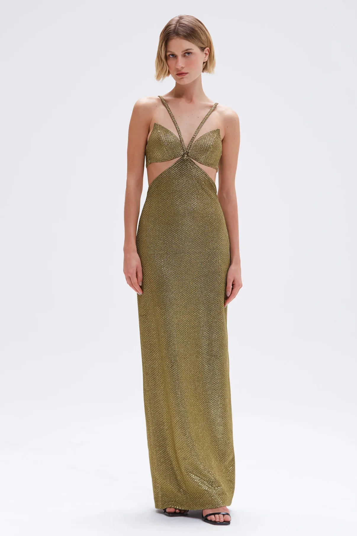 Image of  Golden Weave Gown - Gold