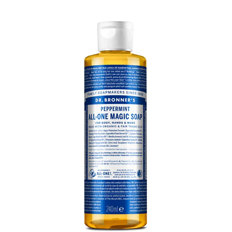Image of Dr Bronner's Peppermint Magic Soap 240ml