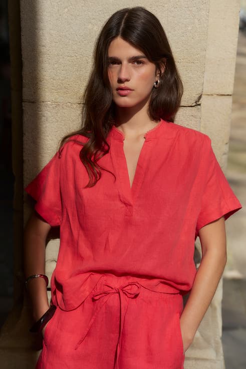 Thandie Linen Top