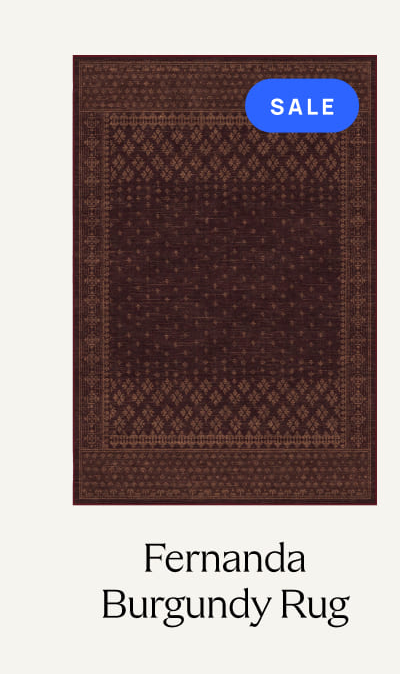 Fernanda Burgundy Rug
