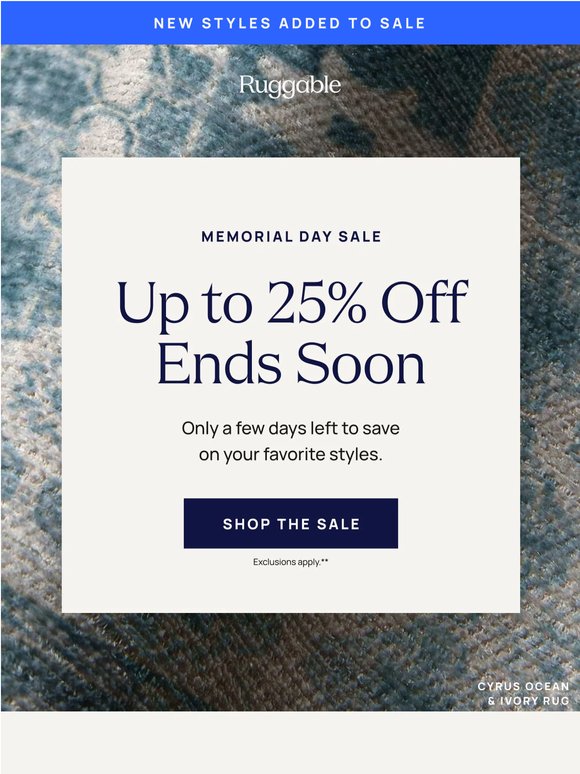 Only a few days left to save up to 25% ⏰