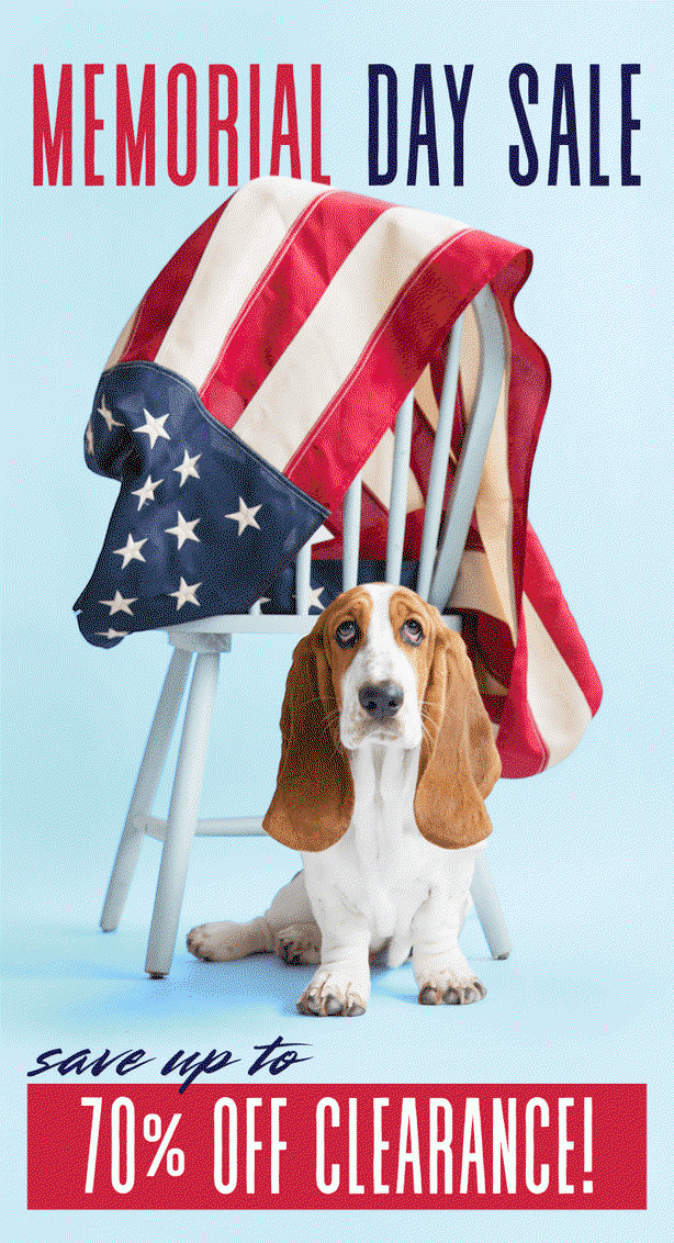 Memorial Day Sale. Save up to 70% off clearance!