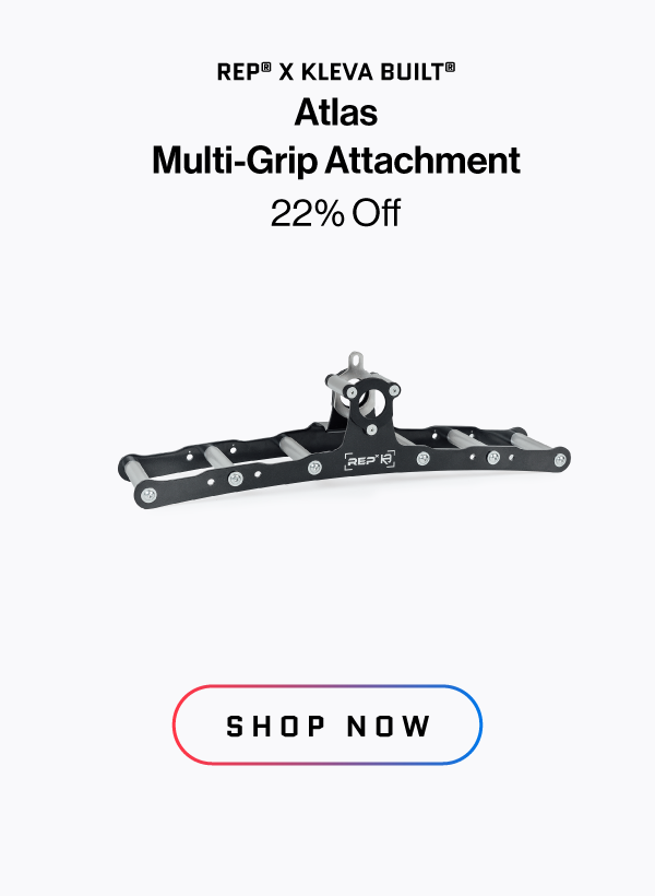 REP® x Kleva Built®  Atlas™ Multi-Grip Cable and Landmine Attachment